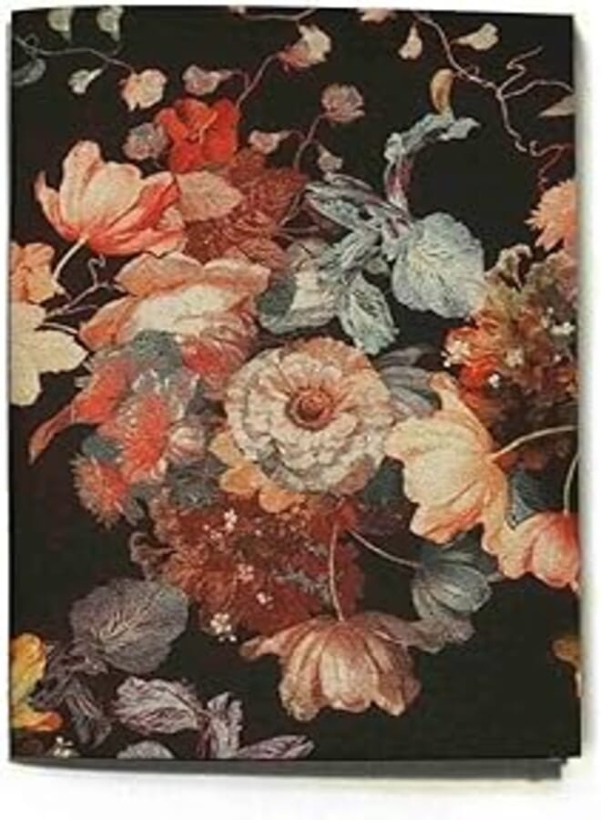 THE INKJECTION A5167L, A5 Notebook flowers vintage design