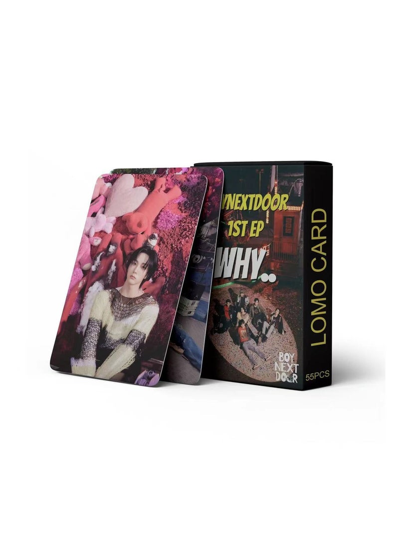 NIBEMINENT 55 Pcs Kpop BOYNEXTDOOR WHY Lomo Cards Card For Fans Collection Gifts - Image 2