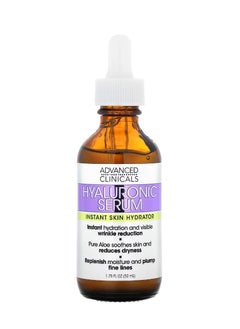 Advanced Clinicals Hyaluronic Serum Instant Skin Moisturizer 1.75 fl oz (52 ml)  - Image 1