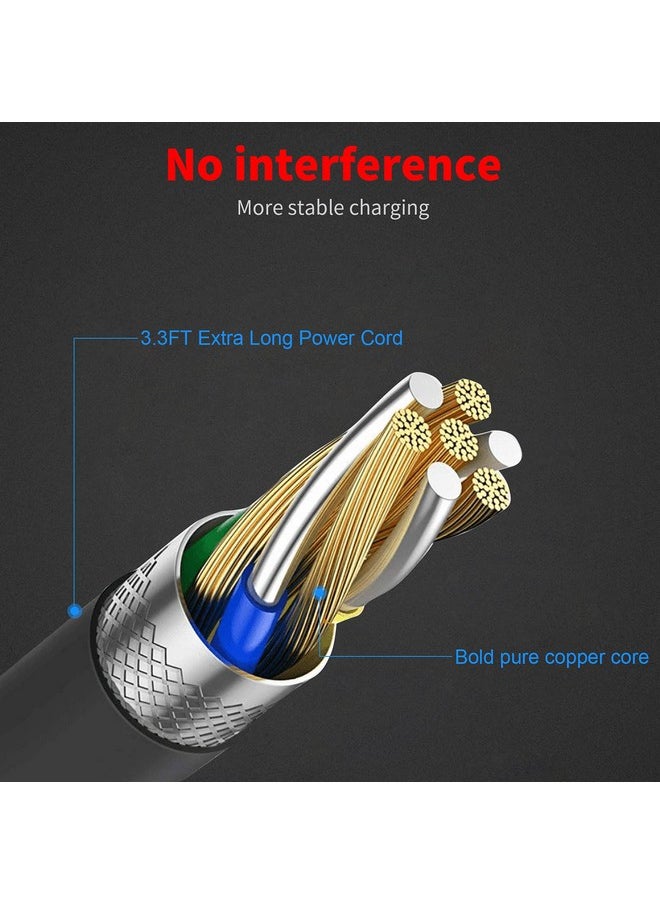 MEROM - Charger Cable Compatible With Brightup Beard Trimmer Hair Clippers Usb Cable Compatible With Brightup Beard Trimmer Body Mustache Nose Ear Facial Cutting Groomer Electric Shaver Power Cord - Image 1