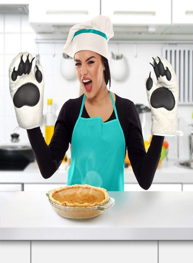 Fred Genuine Fred Fred & Friends POLAR BEAR HANDS Oven Mitts, Set of 2, Medium (5200172) - Image 3