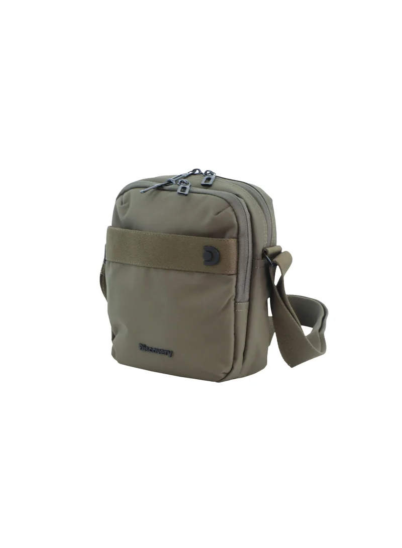 ديسكفري Downtown Small Messenger Bag – Unisex Eco Recycled Crossbody with RFID Pocket, Dual Compartments & Adjustable Strap | Office, Travel & Daily Use