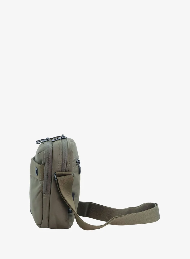 Discovery 2025 Downtown Small Messenger Bag – Unisex Eco Recycled Crossbody with RFID Pocket, Dual Compartments & Adjustable Strap | Office, Travel & Daily Use  | Best Price UAE