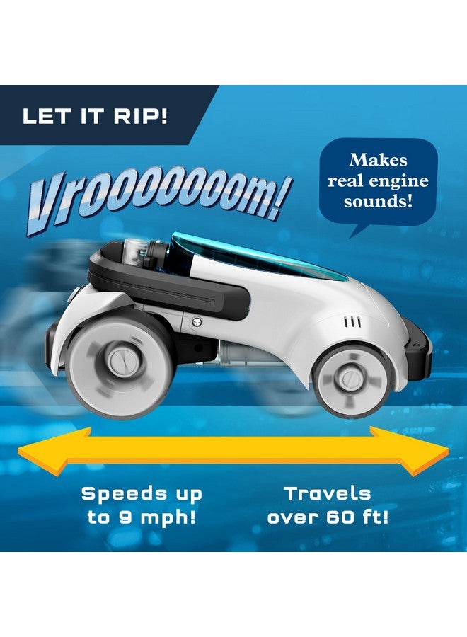 Thames & Kosmos Air-Power Turbo Racer STEM Experiment Kit | Build a Race Car with Air-Powered Engine, No Batteries Required, Travels 60 Feet, 9mph, Durable Parts for Lengthy Play, Explore Clean Energy - Image 4