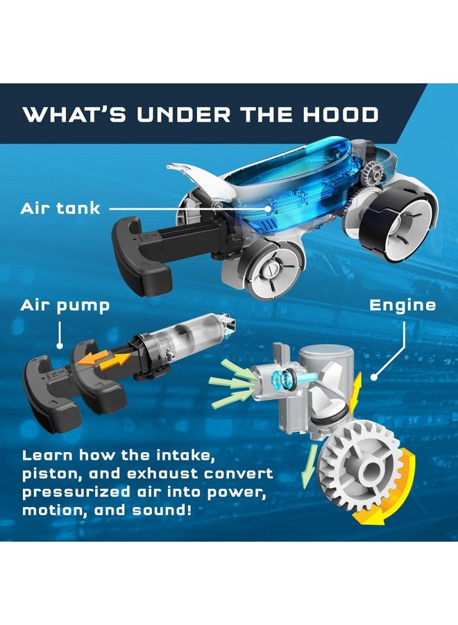 Thames & Kosmos Air-Power Turbo Racer STEM Experiment Kit | Build a Race Car with Air-Powered Engine, No Batteries Required, Travels 60 Feet, 9mph, Durable Parts for Lengthy Play, Explore Clean Energy - Image 5