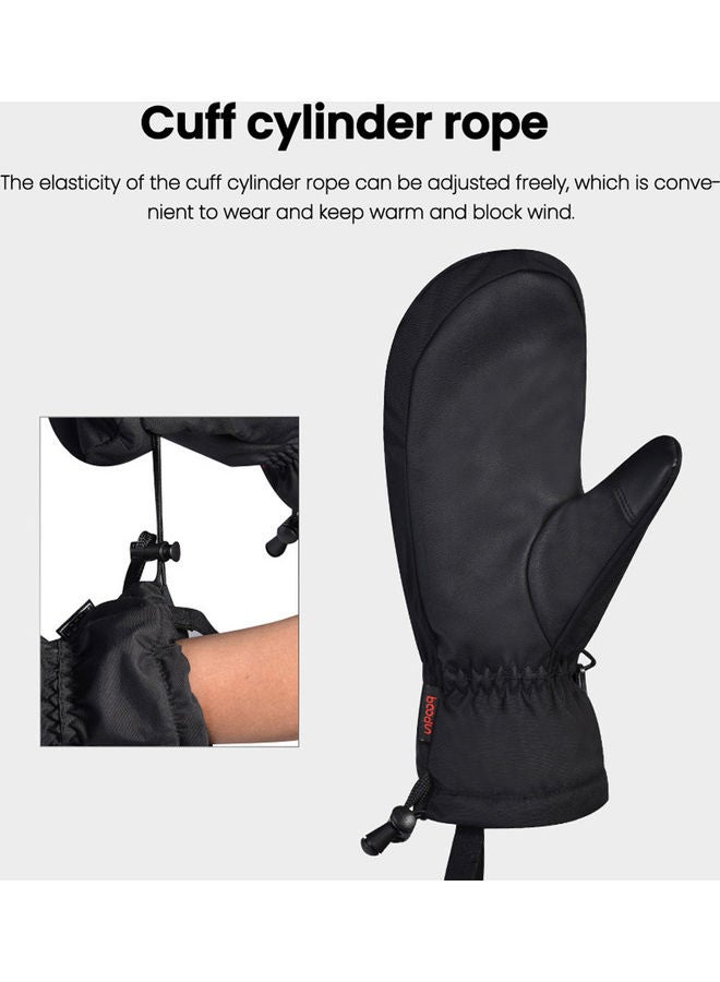 NIBEMINENT 1-Pair Winter Ski Gloves with Touchscreen Fingertip S 20.00 x 5.00 10.00cm - Image 4