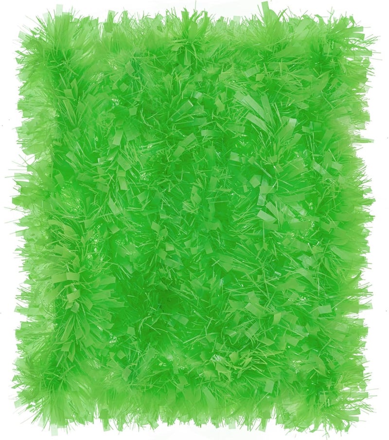 Jocomoni 33FT Christmas Tinsel Garland, Lime Green Metallic Twisted Tinsel Garland Shiny Xmas Hanging Decoration for Christmas Tree Wedding Birthday Home Party Supply - Image 4