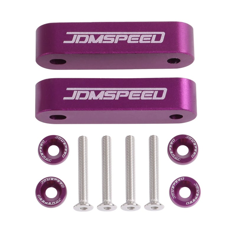 JDMSPEED فاصل غطاء محرك السيارة المؤكسد باللون الأرجواني JDMSPEED 34 بديل لسيارة هوندا سيفيك CRX ديل سول أكورا إنتغرا