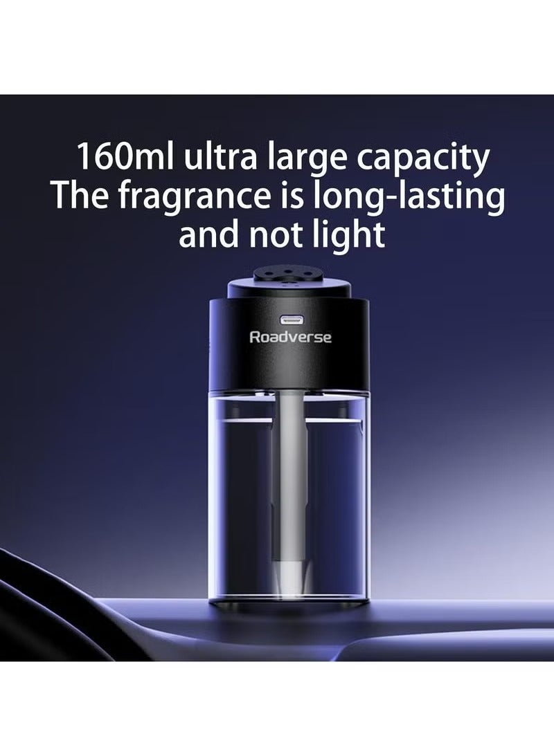ROADVERSE Car Scent Diffuser Natural Perfume Humidifier – Adjustable Aromatherapy Scent & Smart Air Freshener with Long-Lasting Fragrance | Starry Projector Lamp for Car | Air Purifier, Humidifier & Decorative Lamp for Car & Home  - Image 4