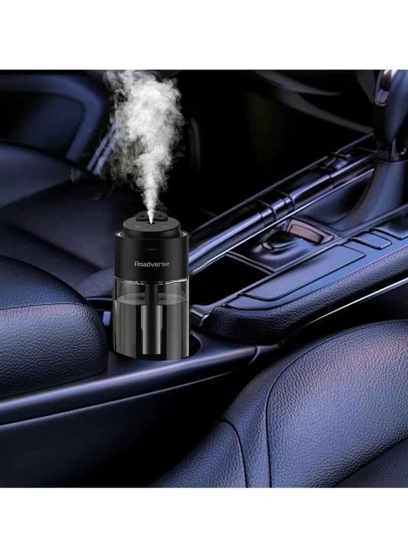 ROADVERSE Car Scent Diffuser Natural Perfume Humidifier – Adjustable Aromatherapy Scent & Smart Air Freshener with Long-Lasting Fragrance | Starry Projector Lamp for Car | Air Purifier, Humidifier & Decorative Lamp for Car & Home  - Image 3