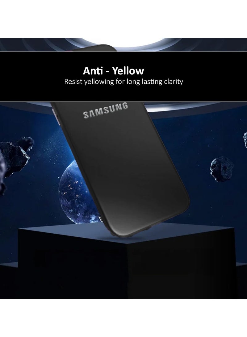 Wtech Translucent Raised Lips Plating Luxury Case Cover For Samsung Galaxy A35 5G 2024 Black - Image 3