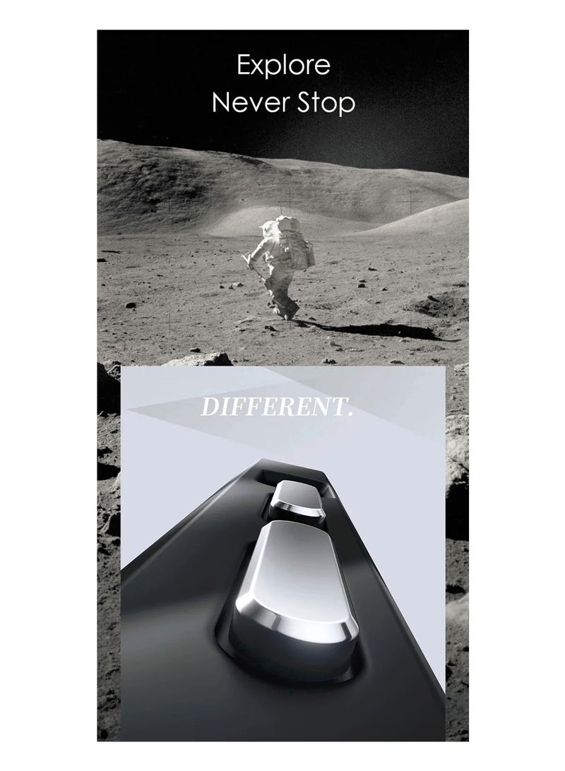 Wtech Translucent Raised Lips Plating Luxury Case Cover For Samsung Galaxy A35 5G 2024 Black - Image 4