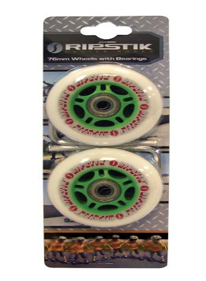 RipStik مجموعة عجلات بديلة لألواح التزلج RipStik (أبيض/أخضر) - Image 2