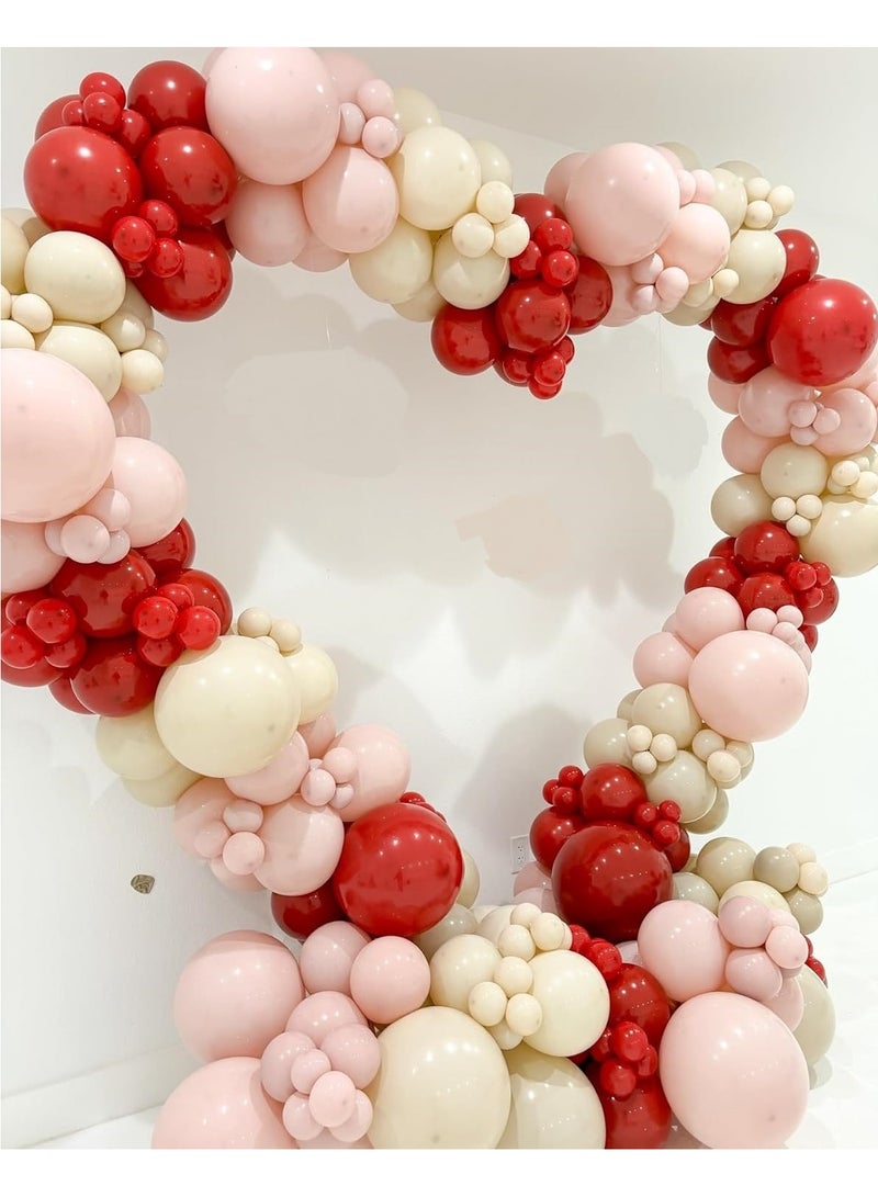 Home zone STARTEX 100 Pack 12 inch Round Helium Red Balloons for Wedding Anniversary Birthday Party Decorations - Image 3