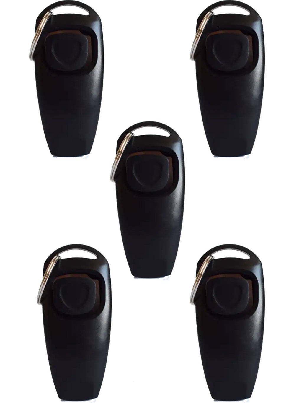 Deprex 5 Pieces Earthquake Whistle Easy to Use, Practical, Durable, Portable Black Earthquake Whistle DK000-M9  - Image 2