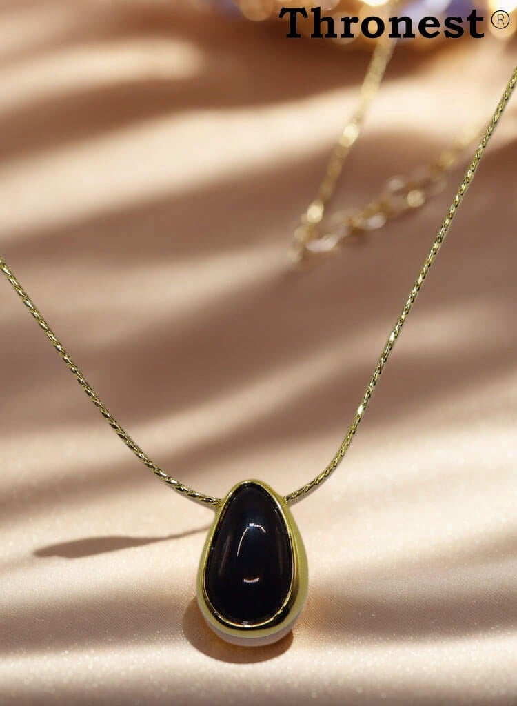 عرش قلادة زركون أنيقة مطلية بالذهب عيار 18 قيراطًا ， قلادة أنيقة مطلية بالذهب للنساء...قلادة زركونيا مكعبة فاخرة هدية للزفاف والحفلات والملابس اليومية - Image 5