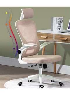 LIMOS Ergonomic Mesh Office Desk Chair with Headrest and Lumbar Support Comfortable High Back  - Image 3