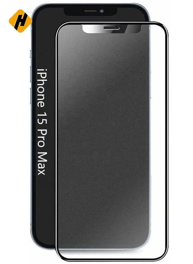 HuHa Screen protector compatible with Iphone 15 Pro Max 5G Matte Screen Protector Anti-Glare Anti-Fingerprint 3D Touch Easy Install,Matte Finish Surface film Iphone 15 Pro Max Matte Glass  - Image 1