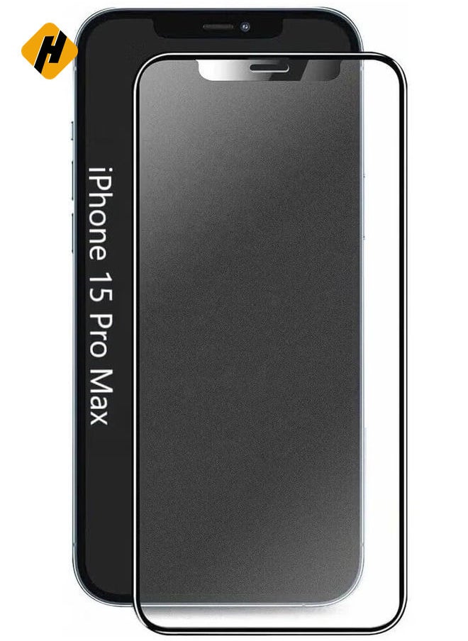 HuHa Screen protector compatible with Iphone 15 Pro Max 5G Matte Screen Protector Anti-Glare Anti-Fingerprint 3D Touch Easy Install,Matte Finish Surface film Iphone 15 Pro Max Matte Glass  - Image 3