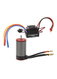 Thoraya Brushless Motor Combo Set Remote Control Waterproof 80A ESC 3670 Brushless Motor Combo for Hpi 2650KV  - Image 5