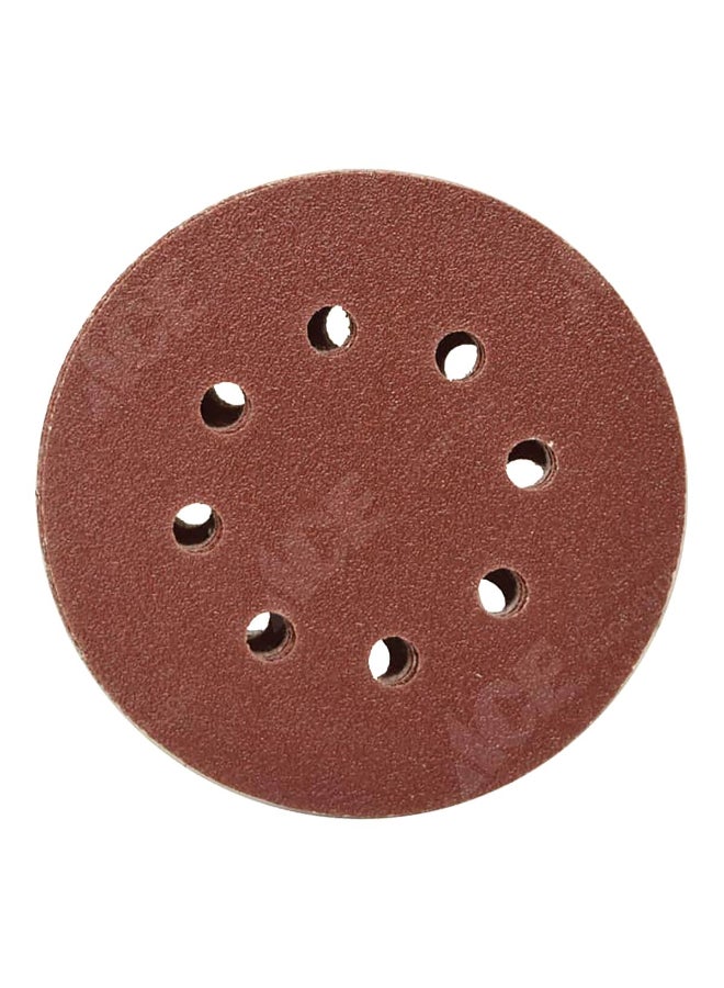 Tactix 10-Piece 80-Grit Sanding Disc Brown 125mm 446703 - Image 1