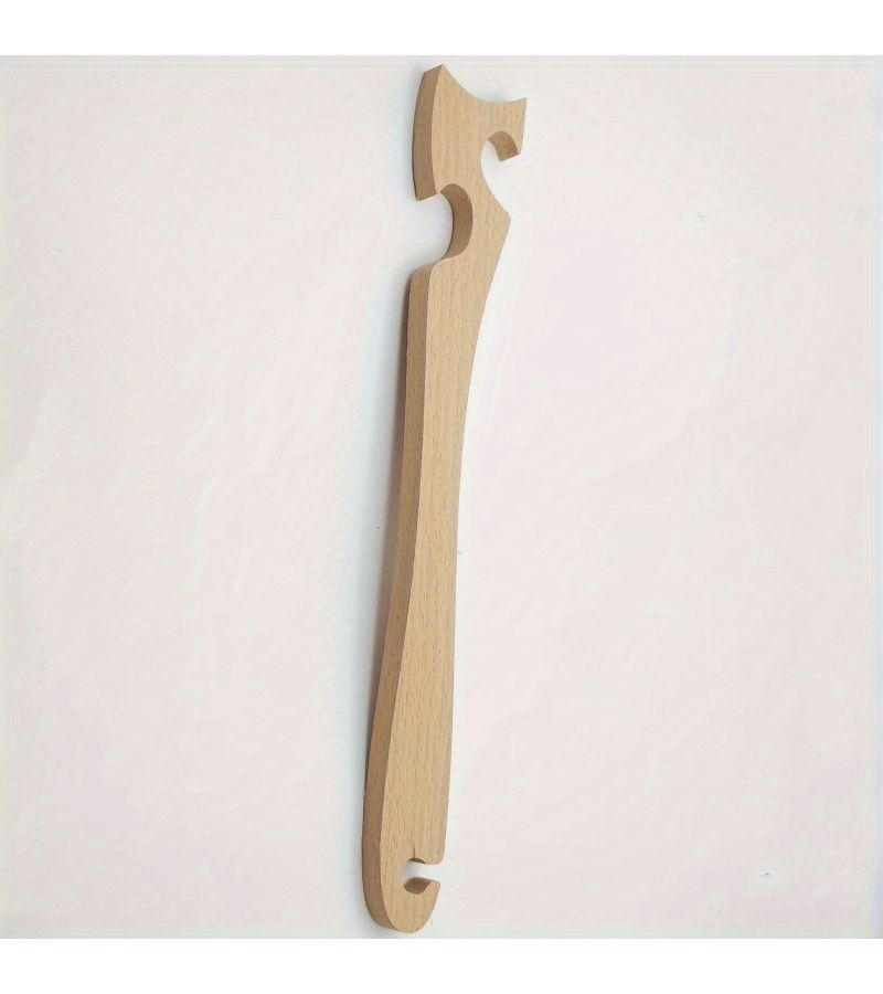 Heavy Duty Wood Oven Rack Push Pull Stick Non Toxic BBQ Baking Tool Compatible Standard Racks - Image 2