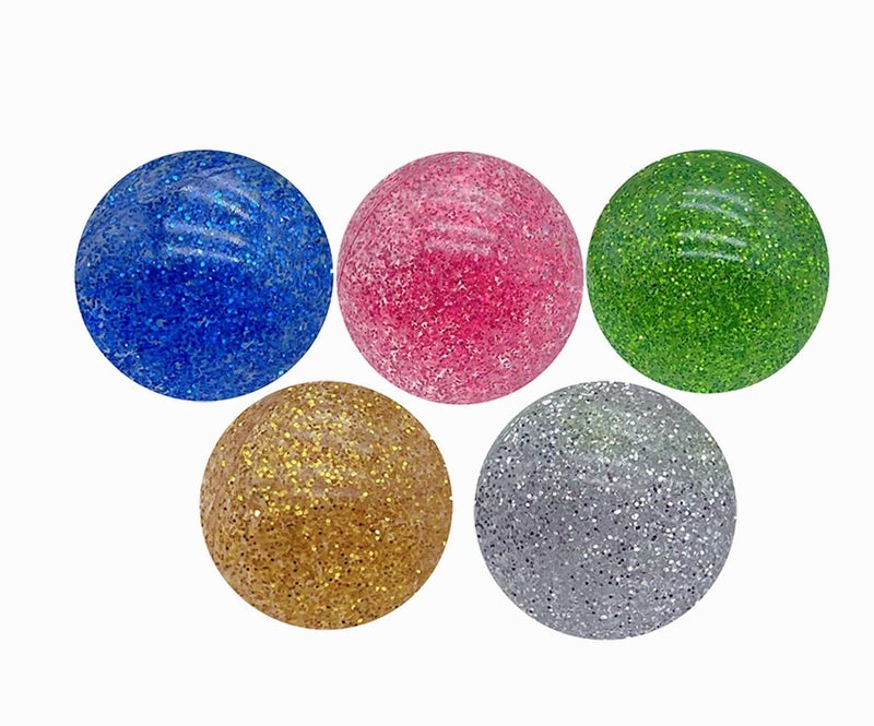 Kikeep Large Bouncy Ball 45mm for Kids Glitter Bounce Balls Party Favors Super Bouncy Balls Gift for Kids Rubber Super Bounce Ball Large for Birthday Prizes Gifts 5 - Image 2