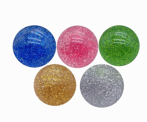Kikeep Large Bouncy Ball 45mm for Kids Glitter Bounce Balls Party Favors Super Bouncy Balls Gift for Kids Rubber Super Bounce Ball Large for Birthday Prizes Gifts 5 - Image 1