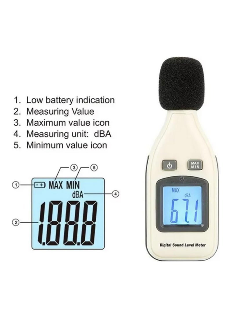 BUYCO - Digital Sound Level Meter Db Noise Meter Sound Measurement Device - Image 1