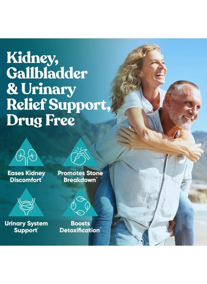 Eu Natural Chanca Piedra Stone Breaker – Natural Dissolver, Kidney Cleanse & Gallbladder Supplement – Detoxify Urinary Tract, Flush Impurities, Clear System – 120 Vegan Soft Capsules  - Image 2