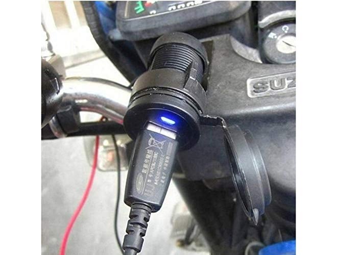 Gate 7 Waterproof Phone Adapter Stand USB Battery Charger for Cycle/Bike Handle with Switch/Button for Mojo Bike Mobile Charger - Image 2