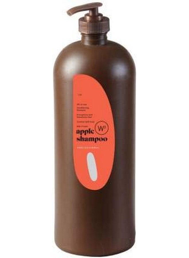 W2 Apple Shampoo | Apple, Glycine Soja, Corn Germ Oil & Bhringraj | Conditioning Shampoo, Strengthens And Smoothens Hair, Controls Split Ends | 1L Pack - Image 1