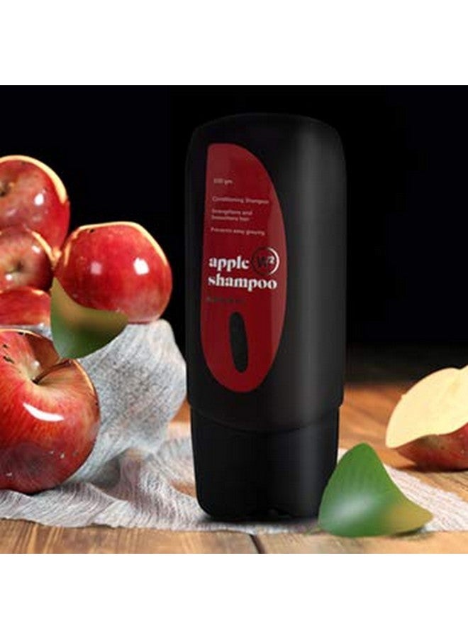W2 Apple Shampoo | Apple, Glycine Soja, Corn Germ Oil & Bhringraj | Conditioning Shampoo, Strengthens And Smoothens Hair, Controls Split Ends | 1L Pack - Image 2