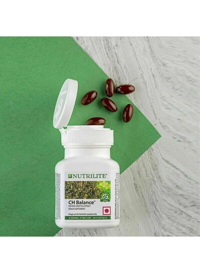 نوتري لايت نيوتريلايت أمواي سي إتش بالانس (Nutrilite Amway CH Balance) - عبوة تحتوي على 60 كبسولة هلامية - Image 2