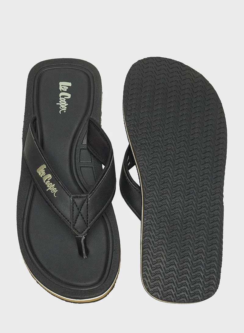 Lee Cooper Logo Flip Flops