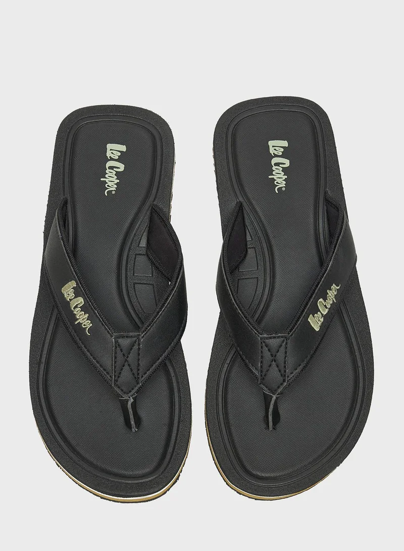 Lee Cooper Logo Flip Flops