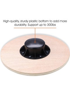 Wooden Balance Board,  Non-Slip Wobble Core Trainer, Waist Twisting Disc, Diameter with 360 Rotation for Stability Training, Full Body Exercises, Physical Therapy, Noise-Free(39.5cm) - pzsku/ZA222634008A0C8C9F75BZ/45/_/1736409412/c48be9ac-af02-4beb-b765-88511ffff4eb