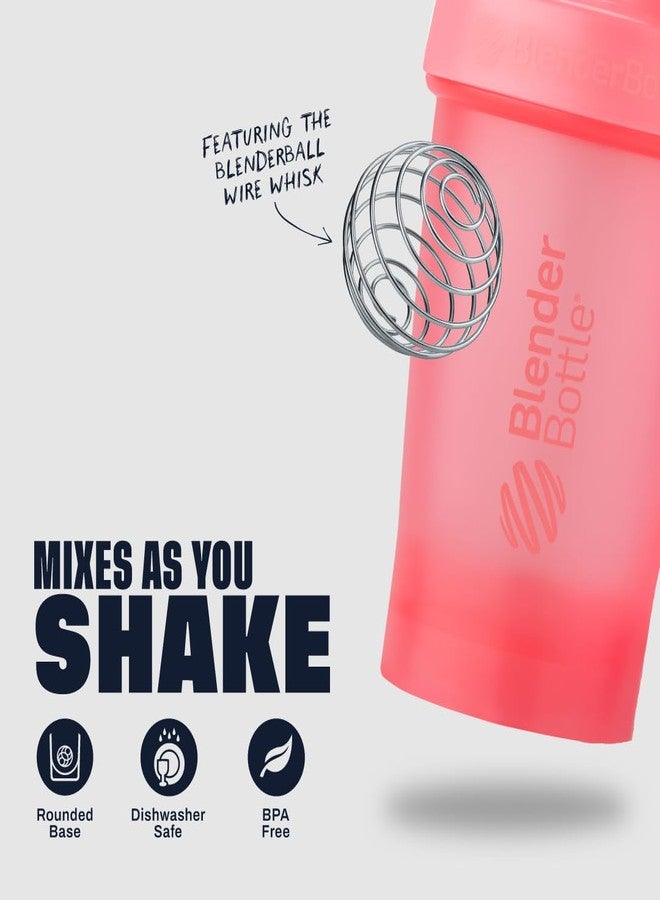 بليندر بوتل زجاجة خلط BlenderBottle Classic V2 مثالية لمشروبات البروتين ومكملات ما قبل التمرين، سعة 28 أونصة (عبوة من قطعتين)، باللونين الوردي والبنفسجي - Image 3