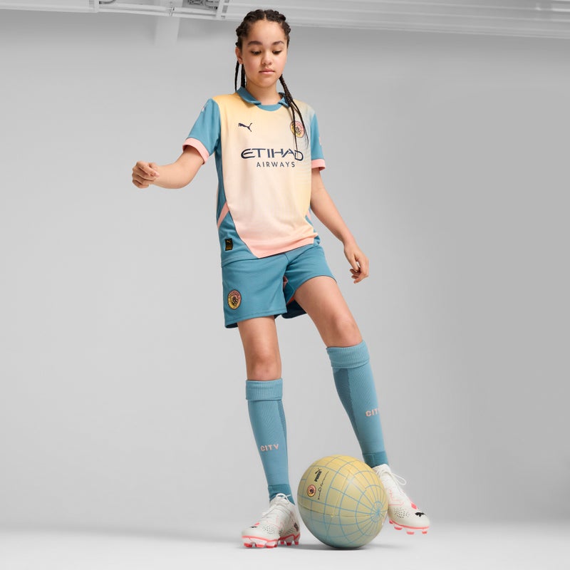 بوما قميص جيرسيه Manchester City 24/25 Fourth للشباب - Image 3