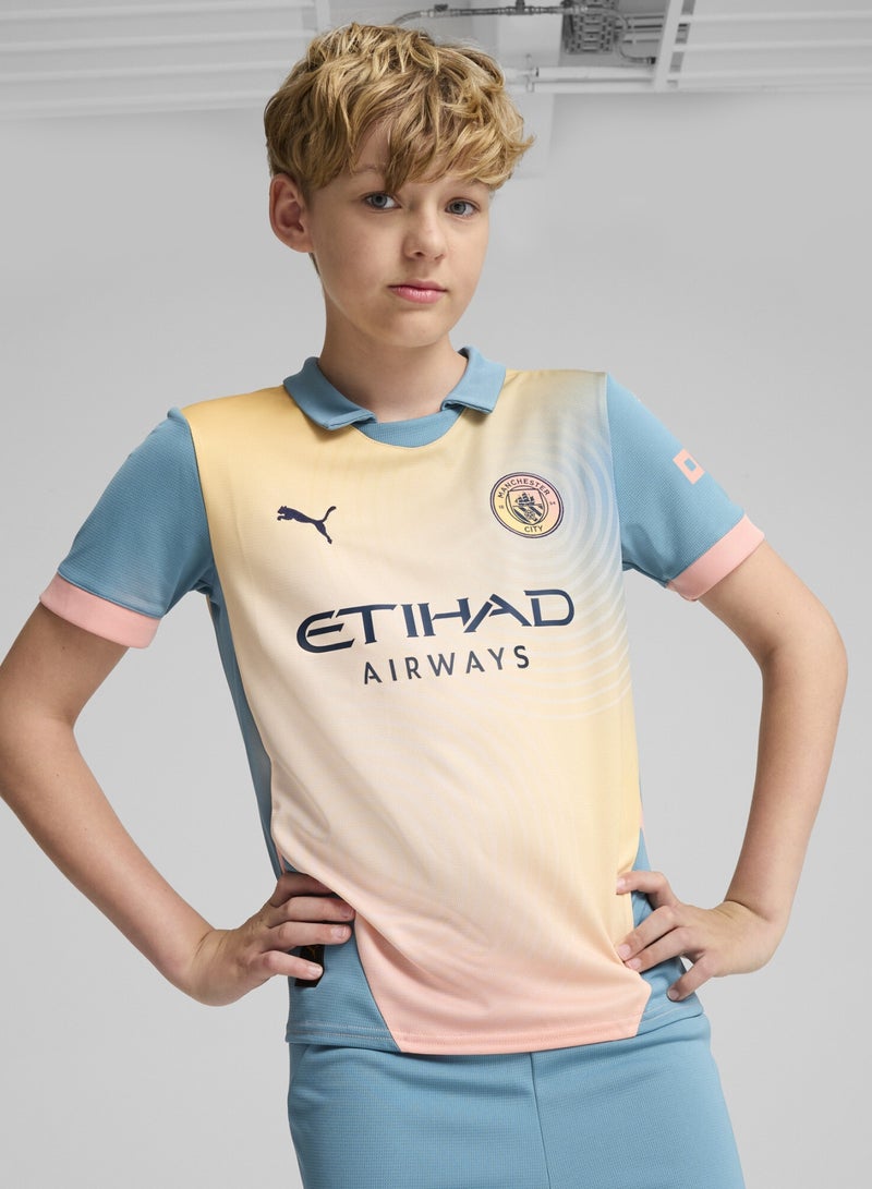 بوما قميص جيرسيه Manchester City 24/25 Fourth للشباب - Image 1