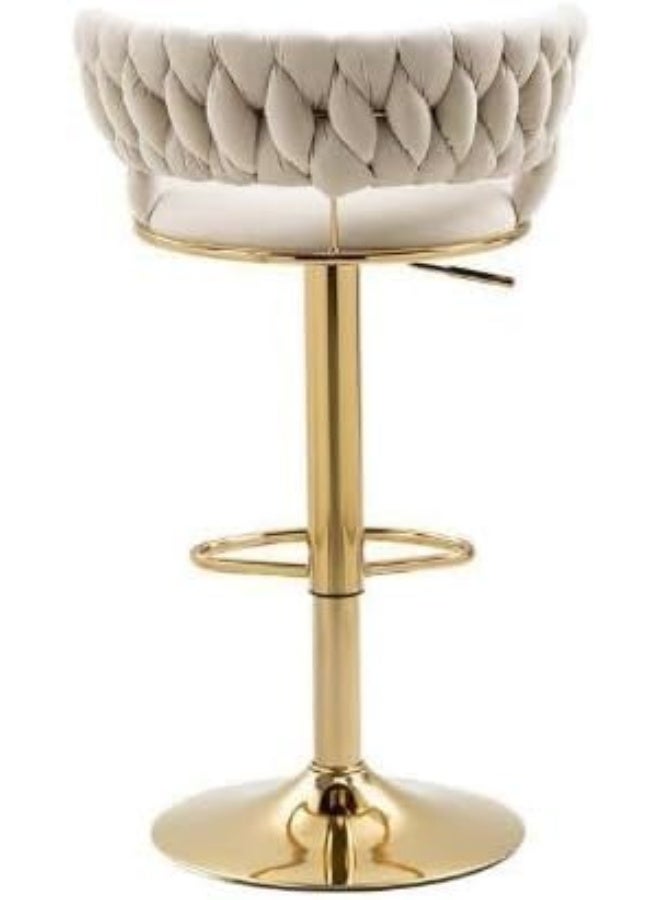 Generic Adjustable Height Metal Frame Cushioned Bar Stool  - Image 5