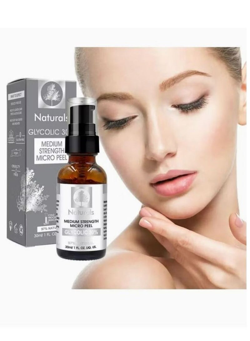 Natural Two Piece Of Glycolic 30% Medium Strength Micro Peel 2x30 ml - Image 4