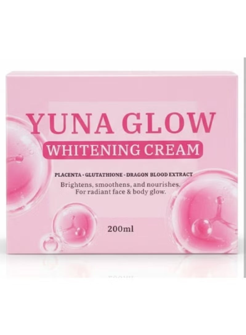 BMRS Yuna Glow Whitening Cream 200ml - Image 1