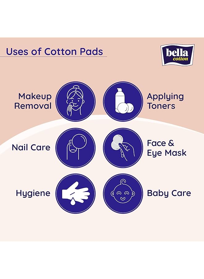Bella Cotton Pads D Panthenol And Orange Extract 70 Pieces - Image 2
