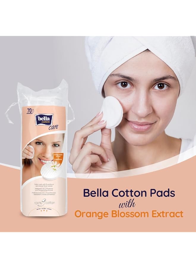 Bella Cotton Pads D Panthenol And Orange Extract 70 Pieces - Image 5