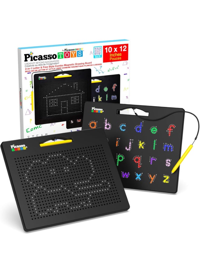 PicassoTiles Picasso Magnetic Drawing Board Free Style Combo 2in1 - Image 1