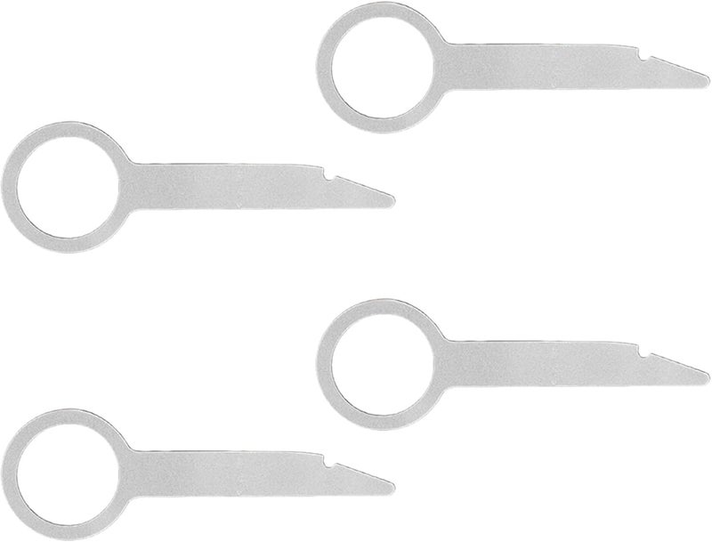 ordinarYone 4 Pack Music System Removal Keys for General Vehicles, Sound Equipment Removal Tool for Player and Head Unit Installation - Image 1