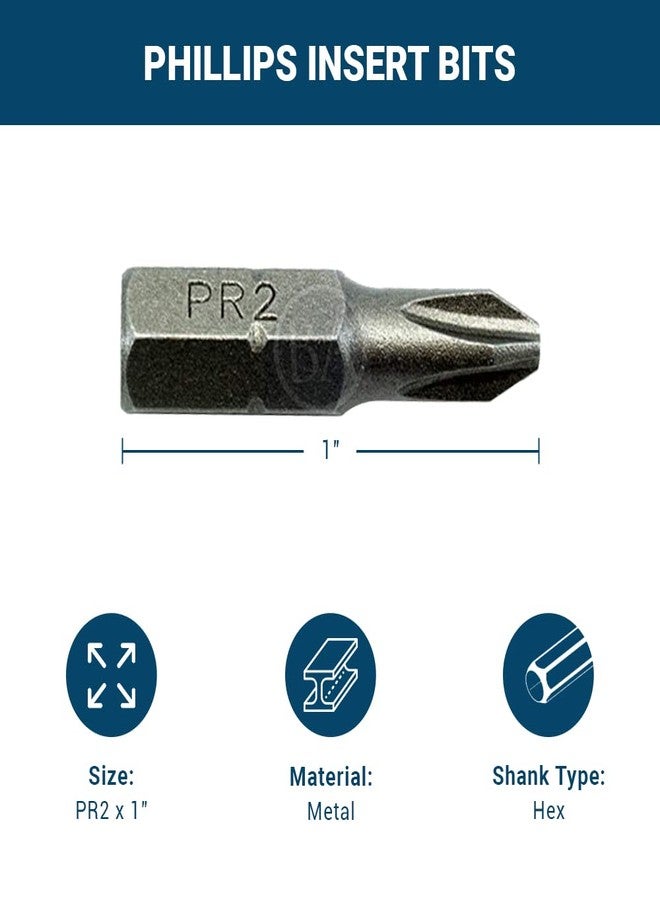 كاشطة القياس رؤوس مفكات براغي سداسية مانعة للانزلاق من Benchmark Abrasives مقاس 1/4 بوصة، رؤوس مثقاب دوارة لإصلاح الإلكترونيات وقطع غيار السيارات والأثاث (عبوة من 50 قطعة) - (PR2 × 1 بوصة) - Image 5