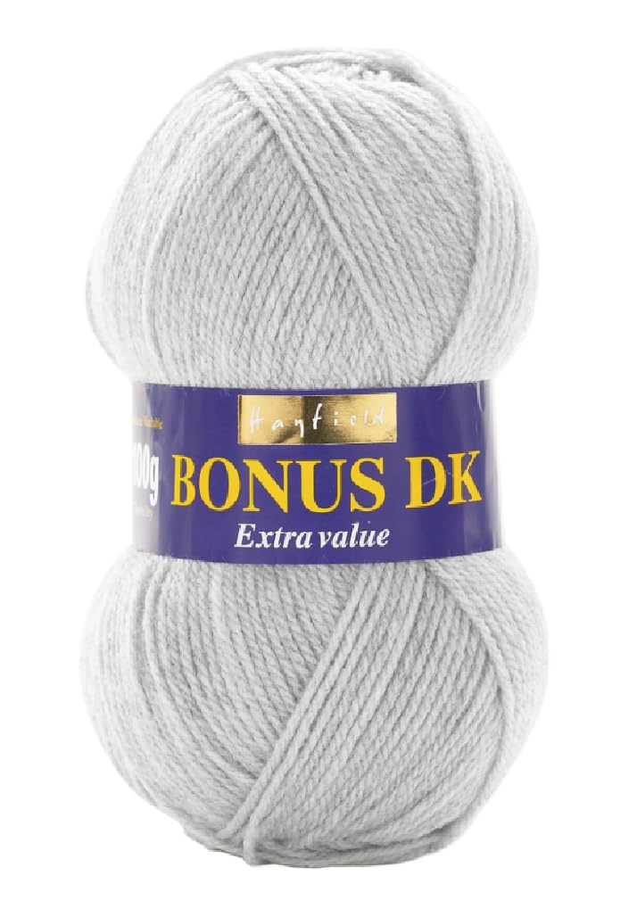 Sirdar Hayfield Bonus DK - Light Grey Mix (814) - 100g - Image 1