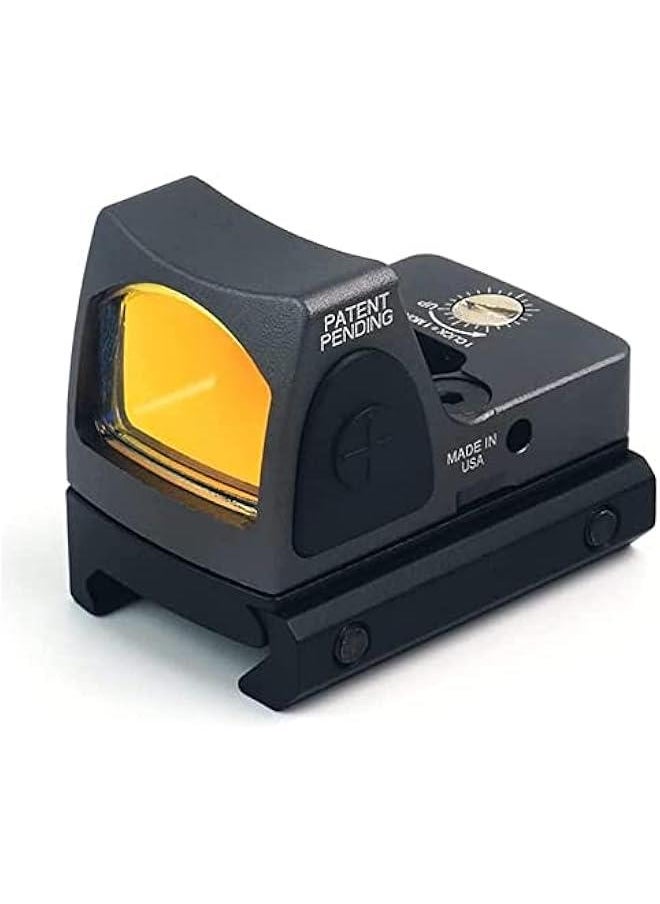 Generic - Tactical RMR Red Dot Sight 3.25MOA Picatinny Mount Adjustable Reflex Sight,20mm Red Dot Sight Scope，Great for Handguns. (grey) - Image 1